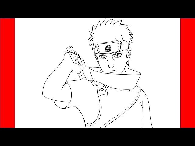 Drawing/Naruto/pencil sketch (step by step) Udaydeepta art's 