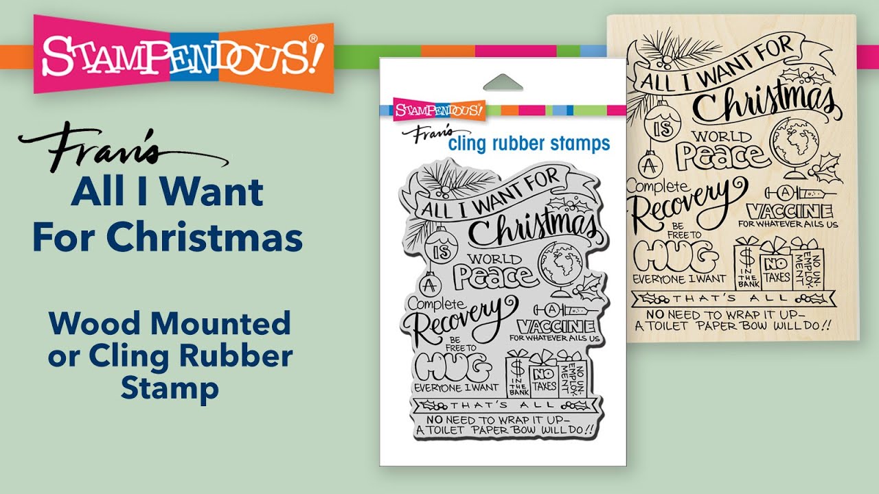 All I Want For Christmas Stamps for 2020 YouTube