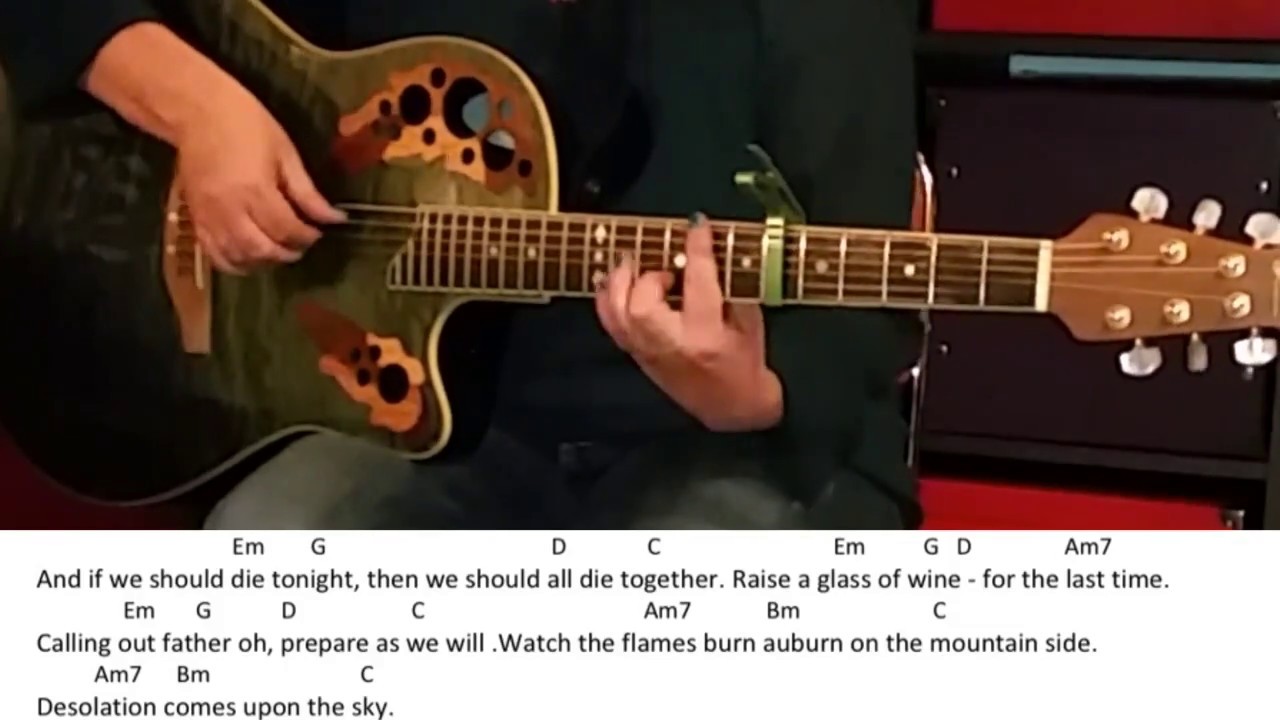 i see fire guitar tab