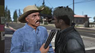 GTA 5 - Modded Cutscenes - Dante from DMC and Nathan Drake