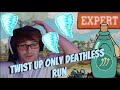 BEATING EVERY BOSS IN CUPHEAD DEATHLESS WITH ONLY TWIST UP! (EXPERT DIFFICULTY)