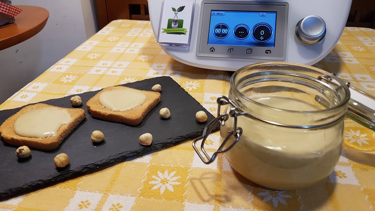 Crema di nocciole bianca o nutella bianca per bimby TM7 TM6 TM5 TM31