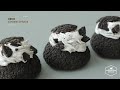 오레오 쿠키슈 만들기 : Oreo Cookie Choux (Cream puff) Recipe | Cooking tree