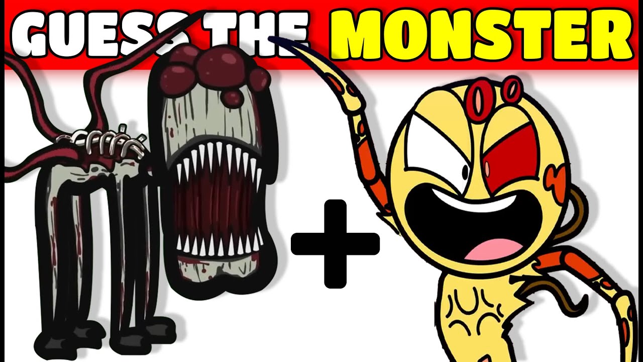 Guess the MONSTER by EMOJI & VOICE in Zoochosis Horror Game | Stick Spider + Player 🍉👱‍♂️