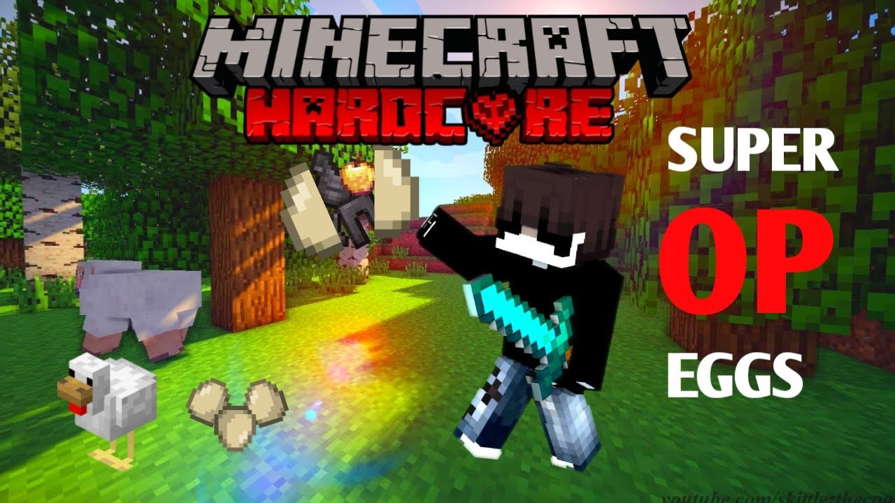 Minecraft 100 Days but Chicken Eggs are OP 😱🥚