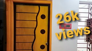 Easy door design/door art/front door idea