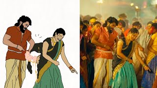 Malle Chettu Kinda - Drawing meme | Telugu Songs | Vaishnavi Sony | Kalyan Keys