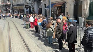 Voters form long queues at polling stations outside Russia | AFP