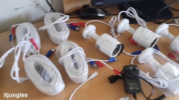 How to Install Swann Security Camera in Wall / Ceiling and DVR Box