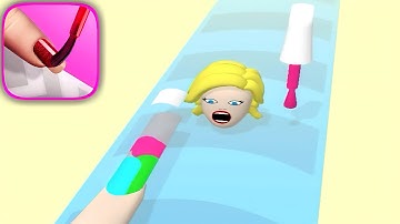 Nail Polish Run All Levels Mobile Walkthrough iOS,Android Gameplay New Update Game Max Level #38