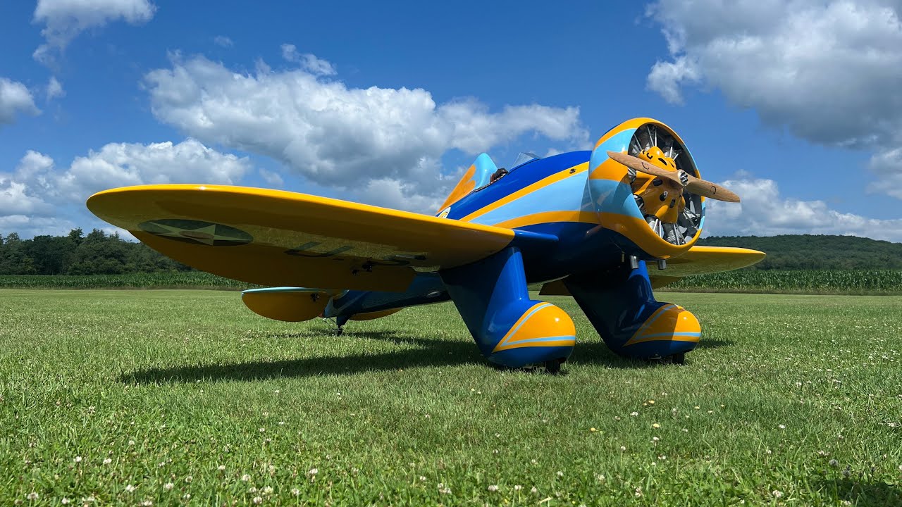 Fully custom scratchbuilt Peashooter RC PlaneBinghamton Aeros YouTube