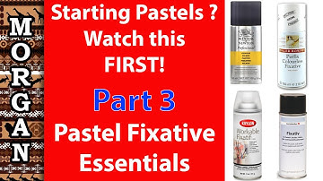 Best Pastel fixatives - Should you use pastel fixatives? Beginner pastel supplies - Jason Morgan Art