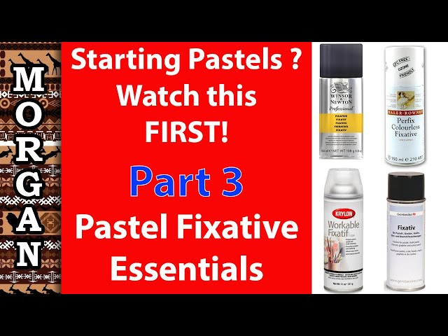 PASTEL FIXATIVE Spray review - soft pastel : pastel pencil @wildlifeartjm 