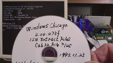 I was able to install the buggy "Windows Chicago Build 73f"