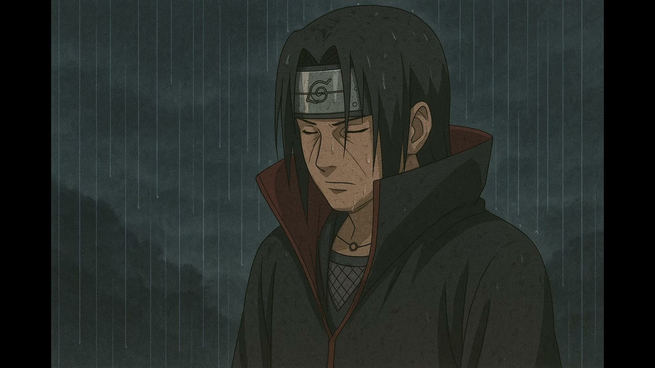 Go To Sleep With Thunder & Naruto Sadness And Sorrow ~ Relaxing Music