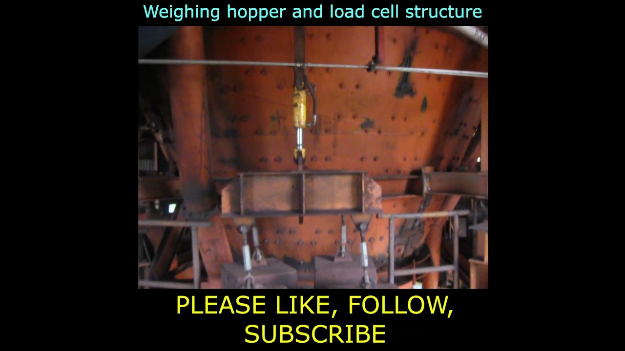 Weighing hopper and load cell structure || Weigh scale || Weighment || Loadcell 