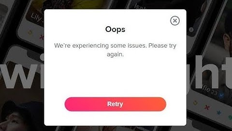 Fix Oops Too Many Attempts On Tinder Problem | Tinder Oops Too Many Attempts Problem solve