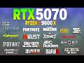 RTX 5070 + Ryzen 5 9600x - Test in 16 Games 1440p | Current Performance?