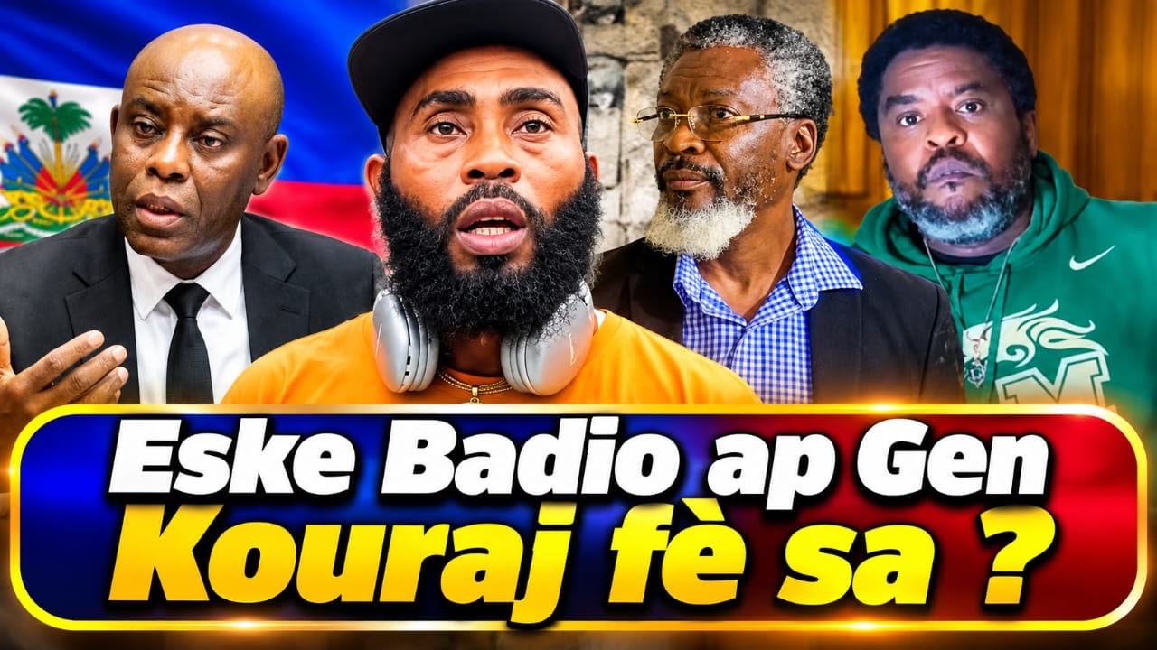 Si se pat Badio kite dil mpa tap kwè..Gade neg ki pral Rakonte nan Peyi sa