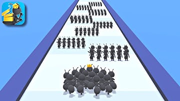 Tiny Run 3D🐜👑 Gameplay Walkthrough Part - 34 ( iOS,Android) All levels