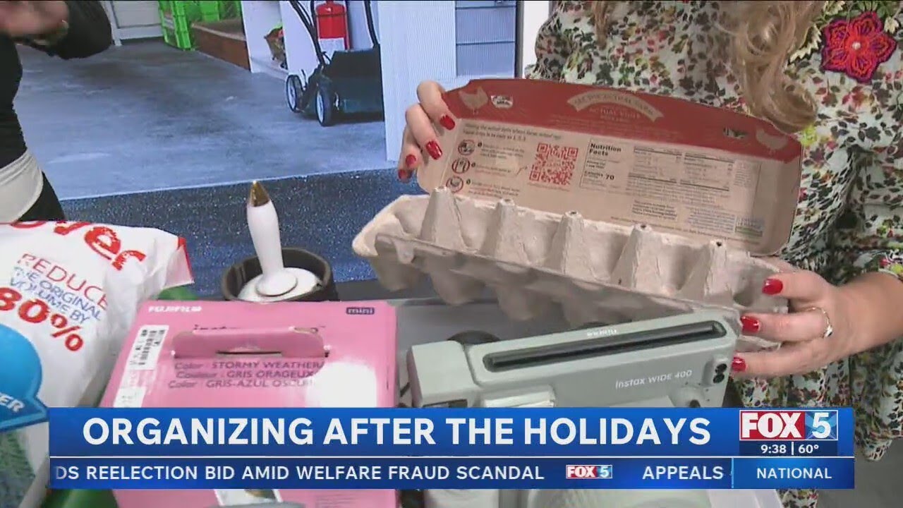 Organizing after the holidays