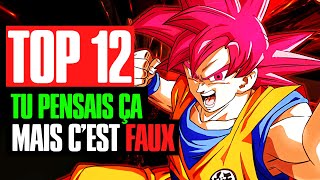 12 CHOSES QUE VOUS PENSIEZ VRAIES sur DRAGON BALL mais... FAUSSES ! - #DBTop 29