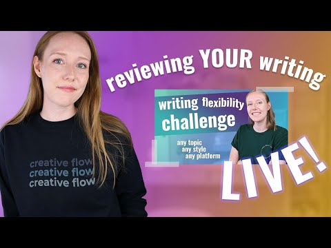 Reviewing YOUR Writing Submissions - Live! **Writing Flexibility Challenge** Episode cover