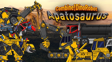 COMBINE! DINO ROBOT - APATOSAURUS DINOSAUR PUZZLE | DINOKING 210801