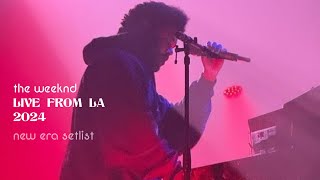 The Weeknd In La  Performing  From New Era  In Heaven Everything Is Fine Take Me Back To La