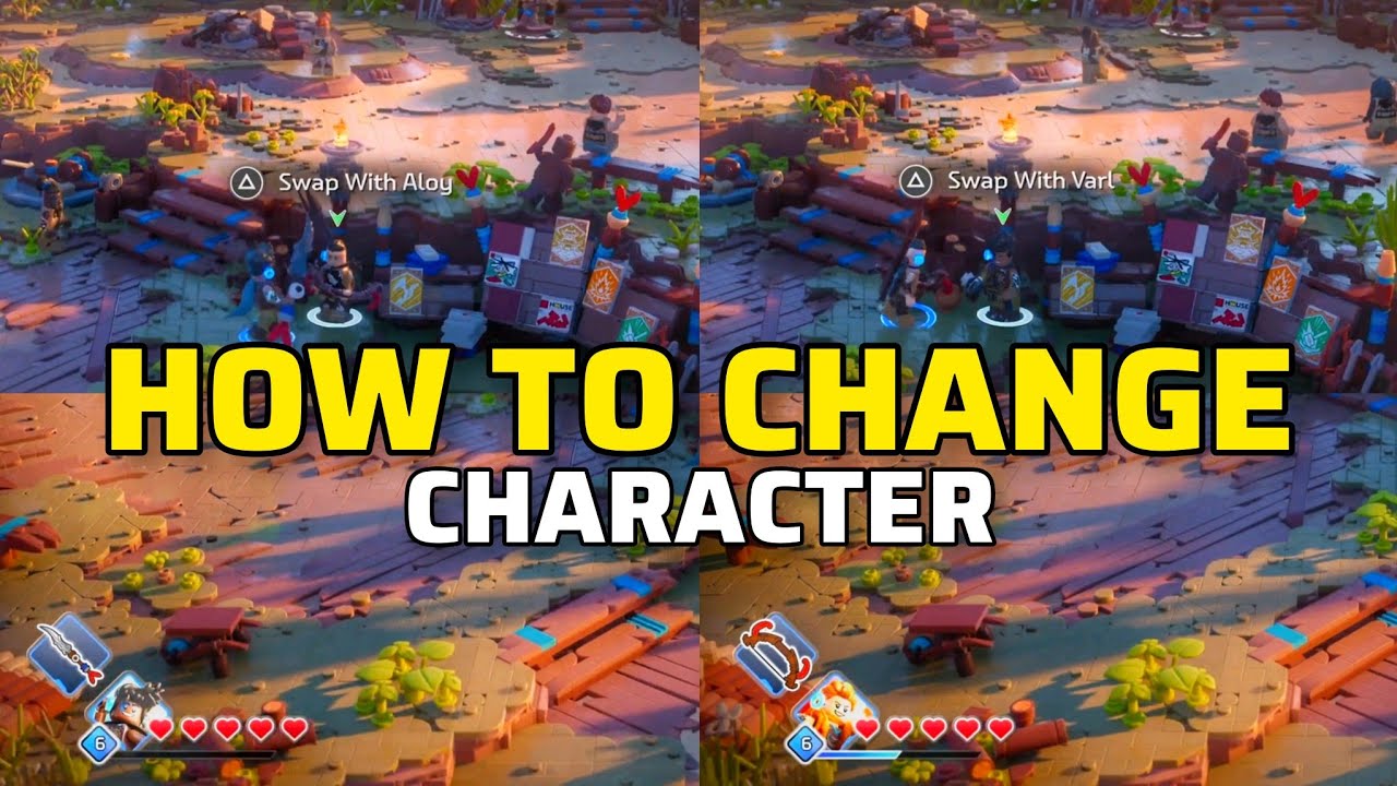 LEGO Horizon Adventures | How to swap character | How to change ...