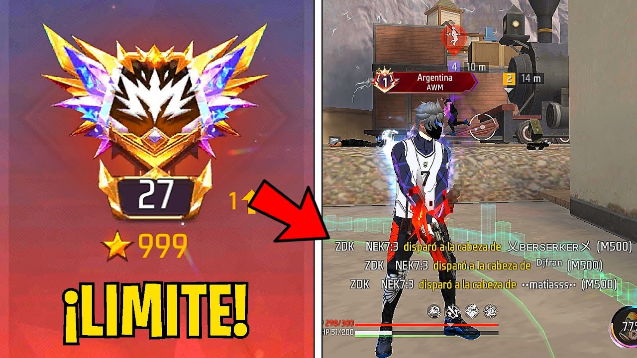 Logre Llegar Al Limite De Estrellas En DE-CLA☠️ Free Fire