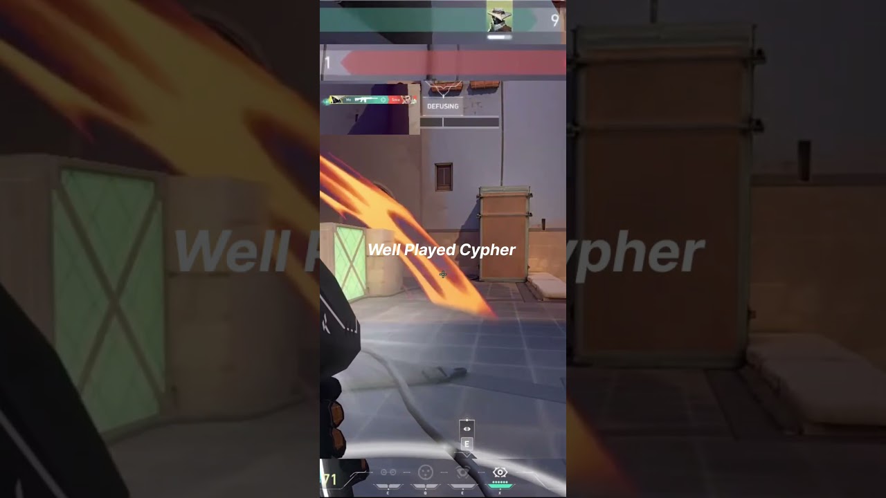 Cypher CLUTCHES 1V3 , WINS the round (INSANE Valorant Play)