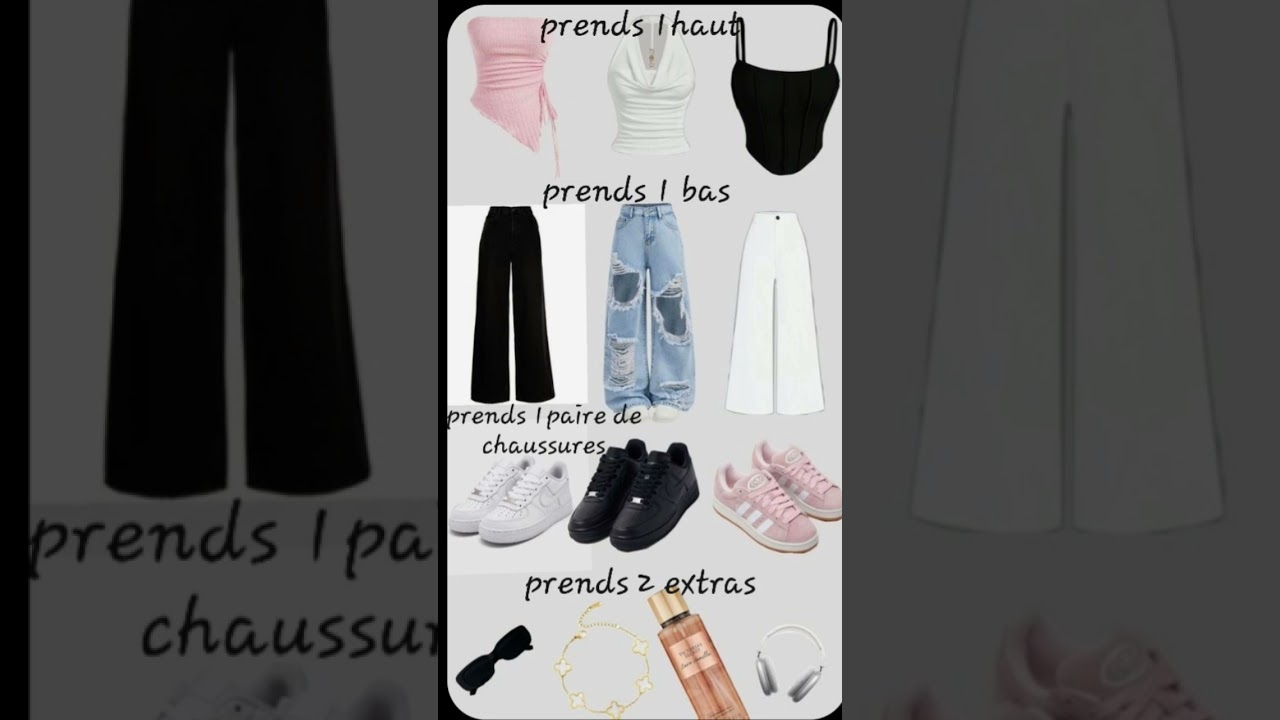 choisis ta tenue pour aller en cours 