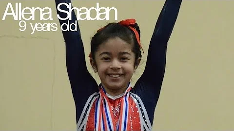 Allena Shadan - Amazing 9 year old gymnast! (Level...