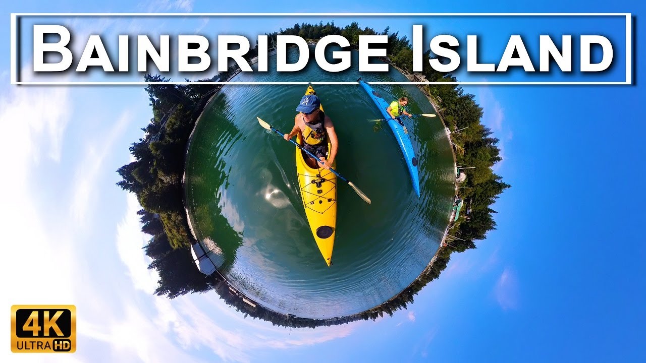 Kayaking Bainbridge Island Fay Bainbridge Park to Port Madison and Hidden Cove 4K UHD YouTube