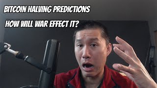 Bitcoin halving and War!! How will the tensions effect price? #bitcoin #crypto