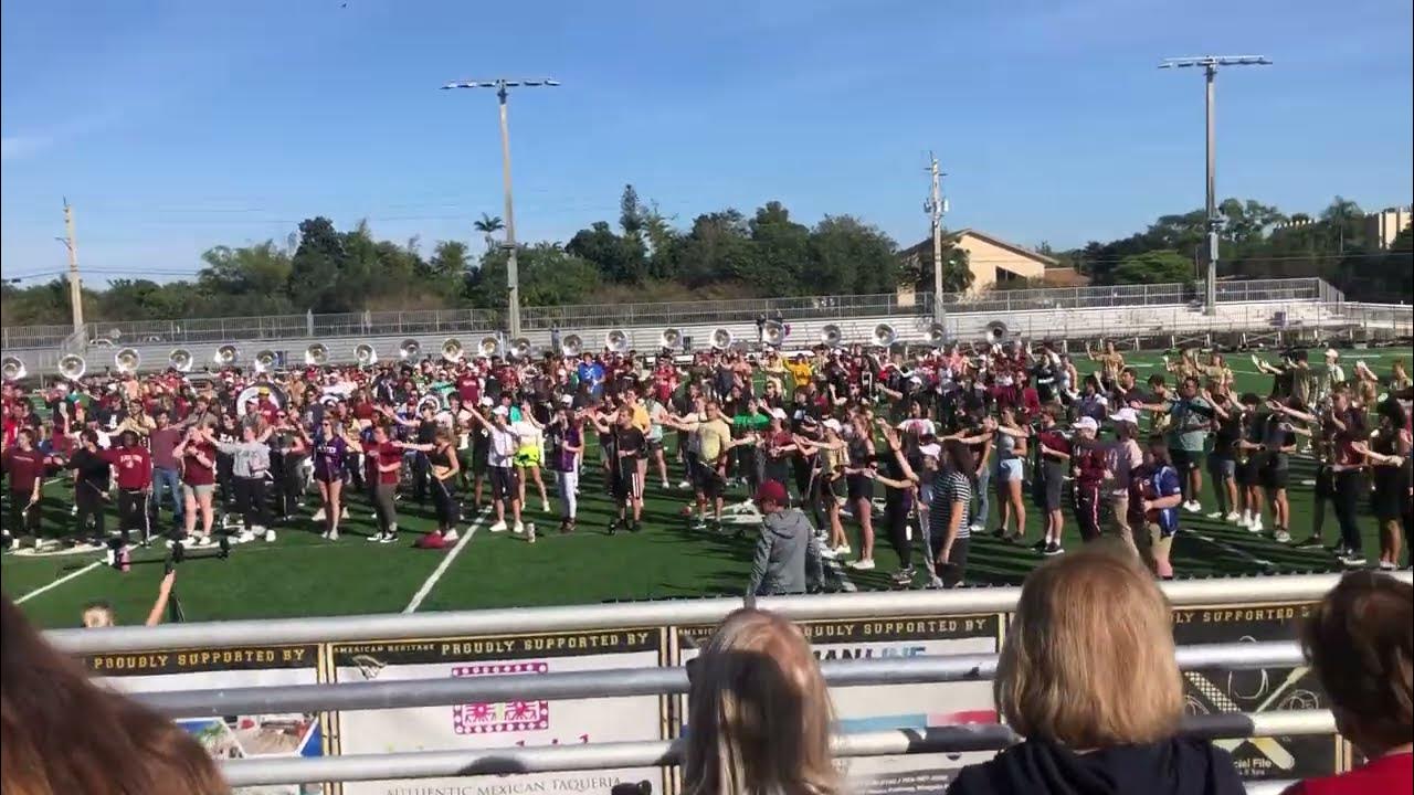 Florida State University Marching Chiefs 2023 Orange Bowl Rehearsal
