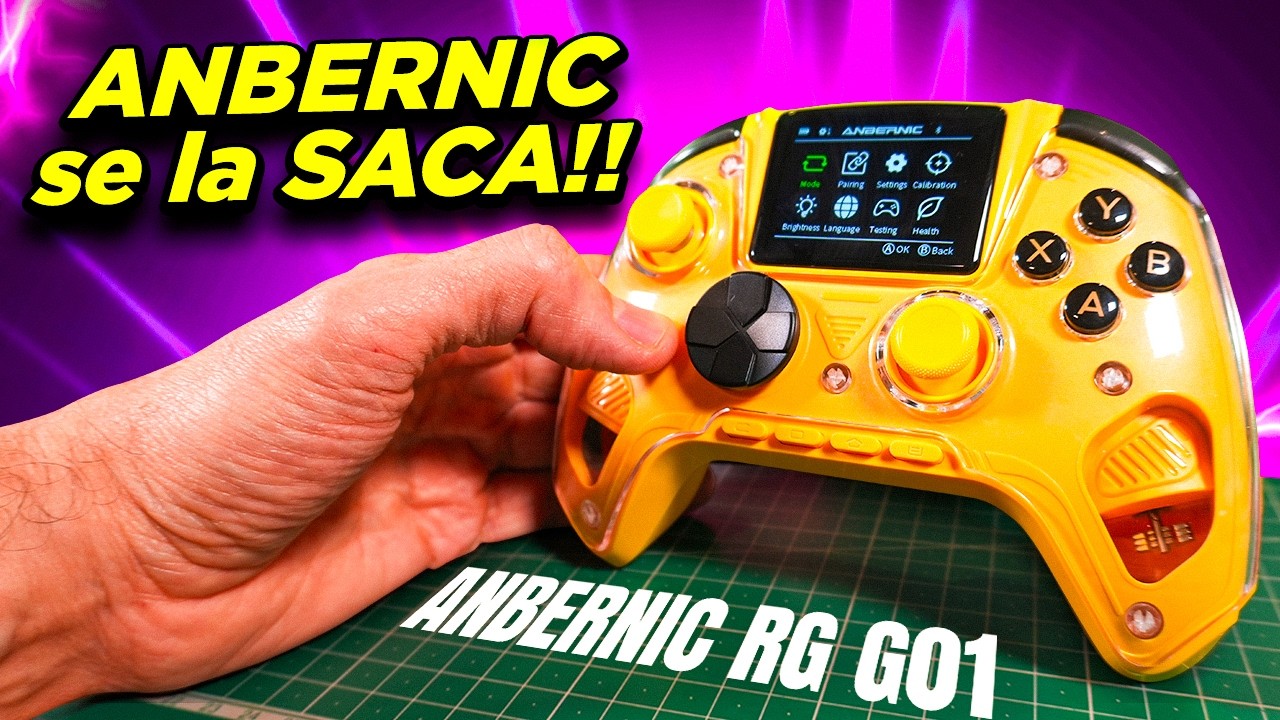 ANBERNIC RG01 el NUEVO MANDO PREMIUM de Anbernic review en español