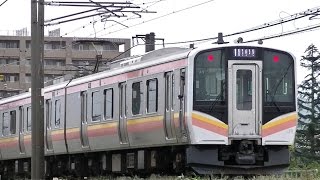 E129系新ニイA21+A9編成 信越本線下り1321M 柏崎→新潟
