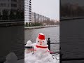 Снежная зима в Калининграде 2023
