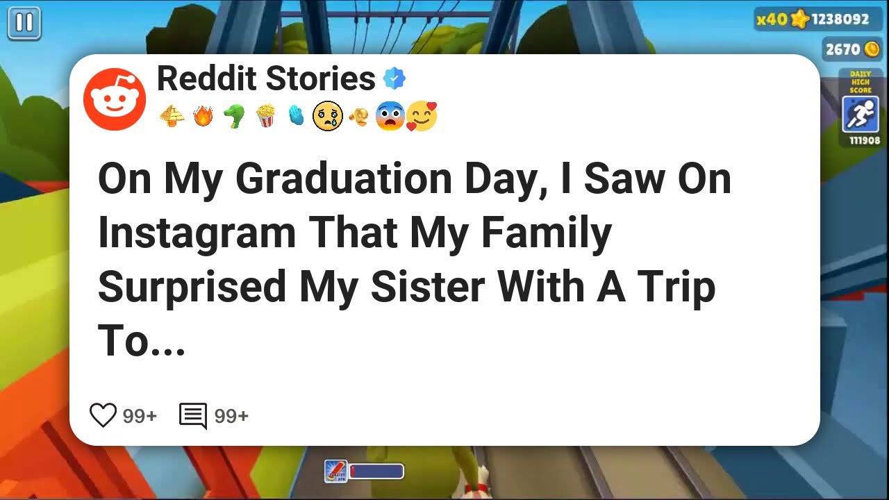 В день моего выпуска я увидела в Инстаграме, что моя семья устроила моей сестре сюрприз — поездку...