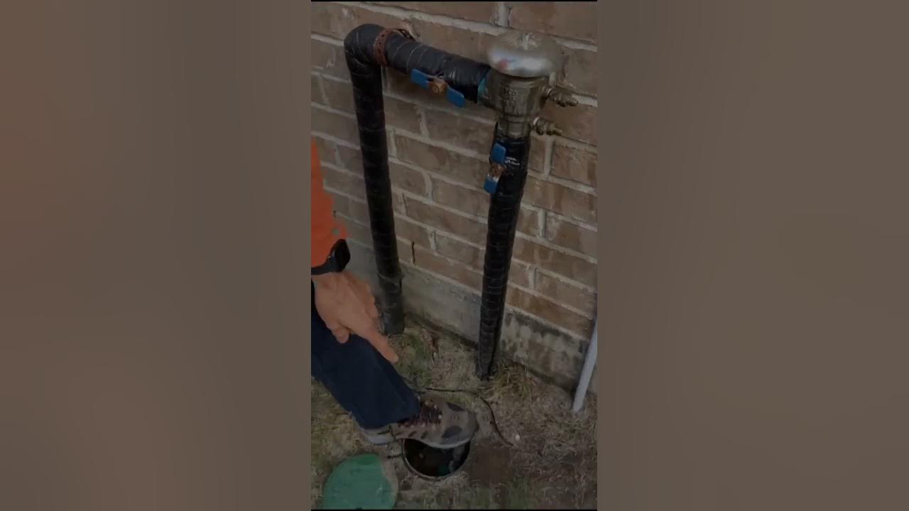Sprinkler System Back Flow Preventer Valve Winterization YouTube