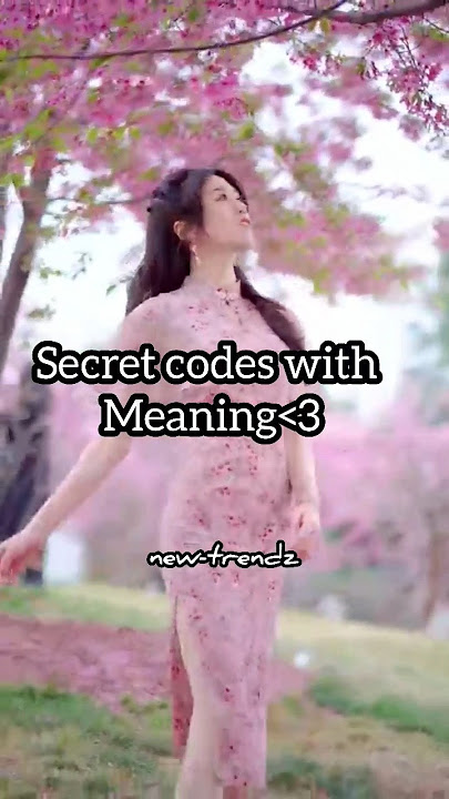 secret code with meaning #shortvideo #shortfeed #views #viral #secret #code #meaning #facts #shorts
