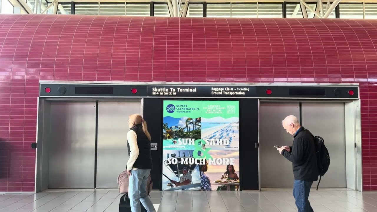 Tampa Airport Doors are Closing of Airside F
