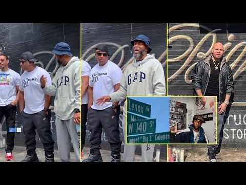 Ruff Ryders And Fat Joe And Pull Up On Big L Street Name Ceremony In Harlem