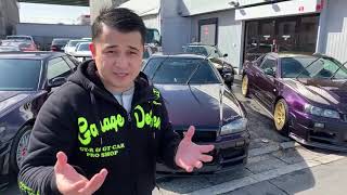 Lets talk Live!  ‘99 MNPII R34 GTR Vspecs! All USA import legal.
