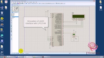 LM35 Temperature Sensor - LPC2148