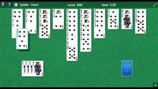 Spider Solitaire Easy Level
