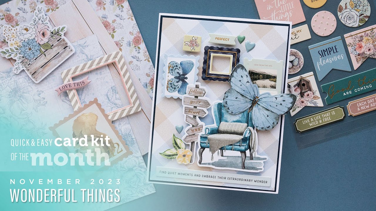 Spellbinders November 2023 Quick & Easy Card Kit of the Month ...