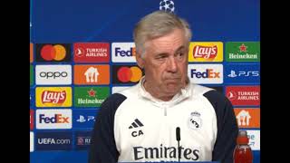 Carlo Ancelotti Pre Match Press Conference Bayern Munich vs Real Madrid UCL